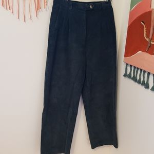 Vintage Nordstrom Green Corduroy Wide Leg Pants